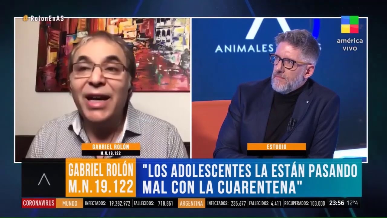 Gabriel Rolón mano a mano con Novaresio (07/08/20)
