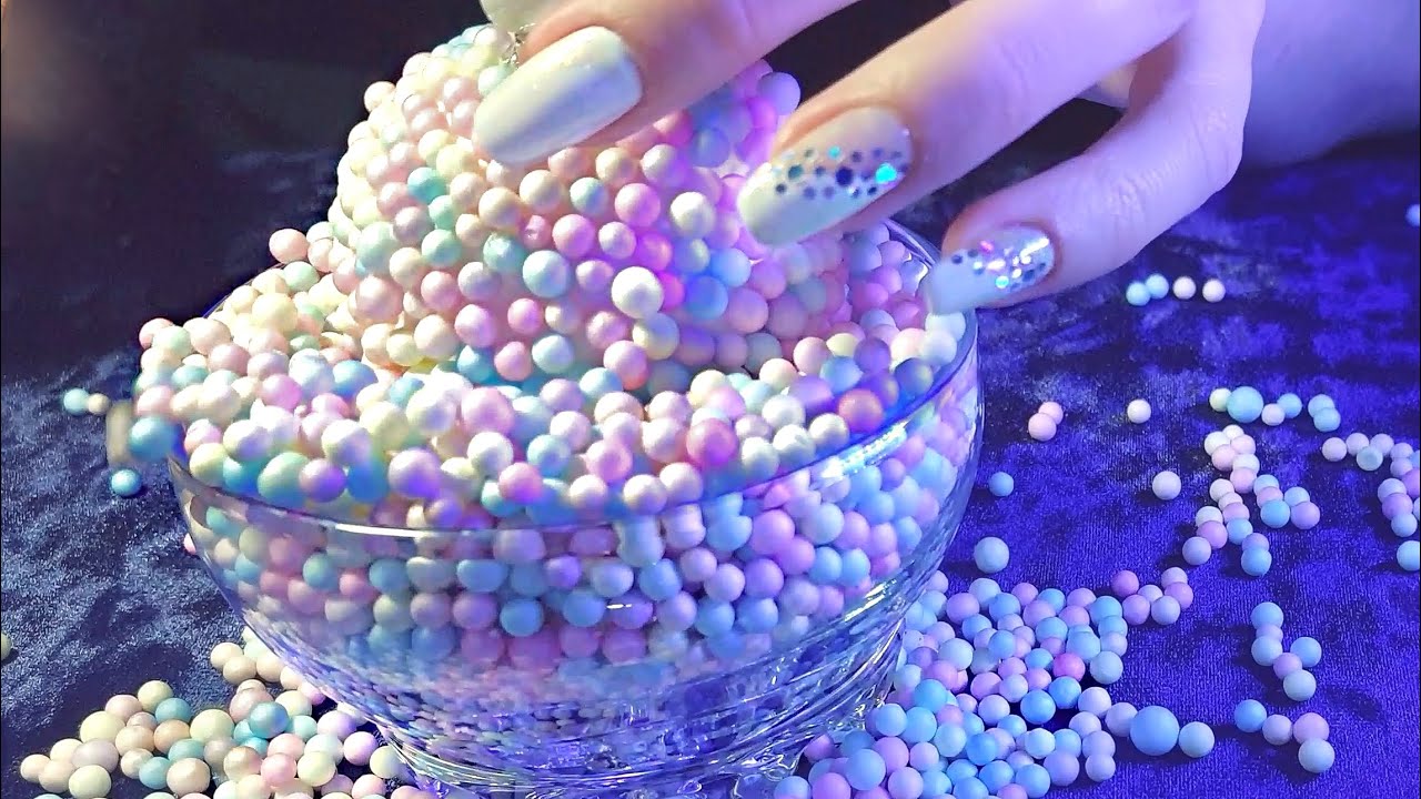 Dipping Foam Orbs ○ ASMR  ○ Squeezing ○ Sticky