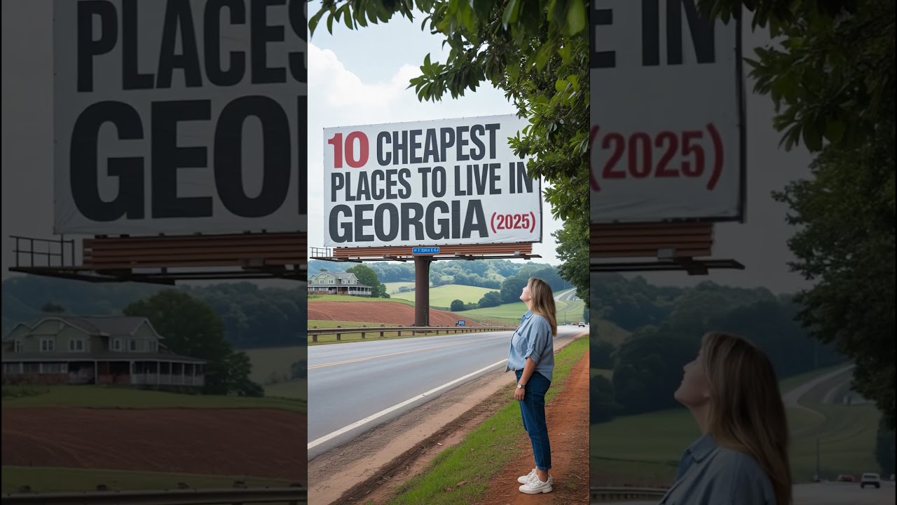 Top 10 Cheapest Places to Live in Georgia in 2025! 