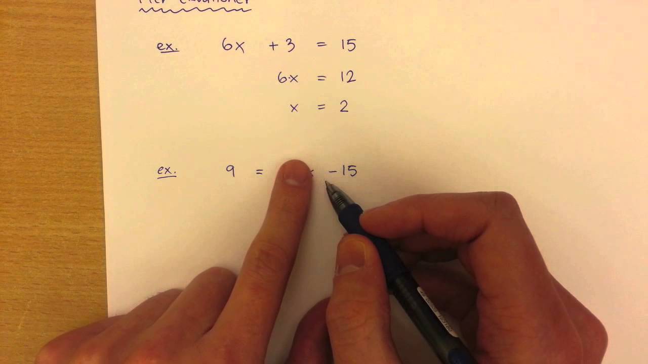7 - Algebra - Mer Ekvationer