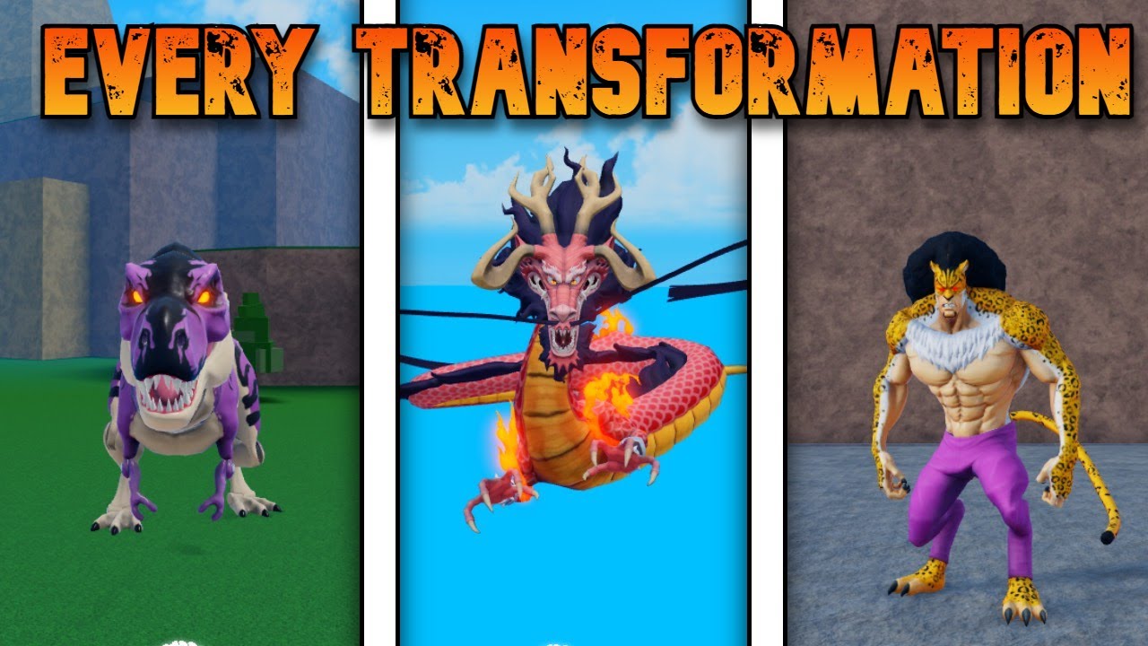 Every Transformation Fruit In King Legacy