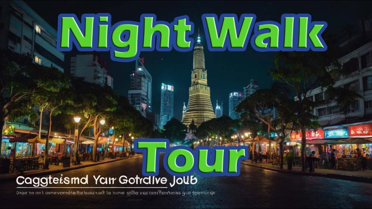 Night Walk in Bangkok,  Walking Tour, Jan Studio