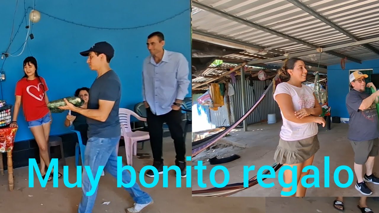 Sus criptores nos visitan Jimena nose esperaba un lindo regalo que le trajeron 