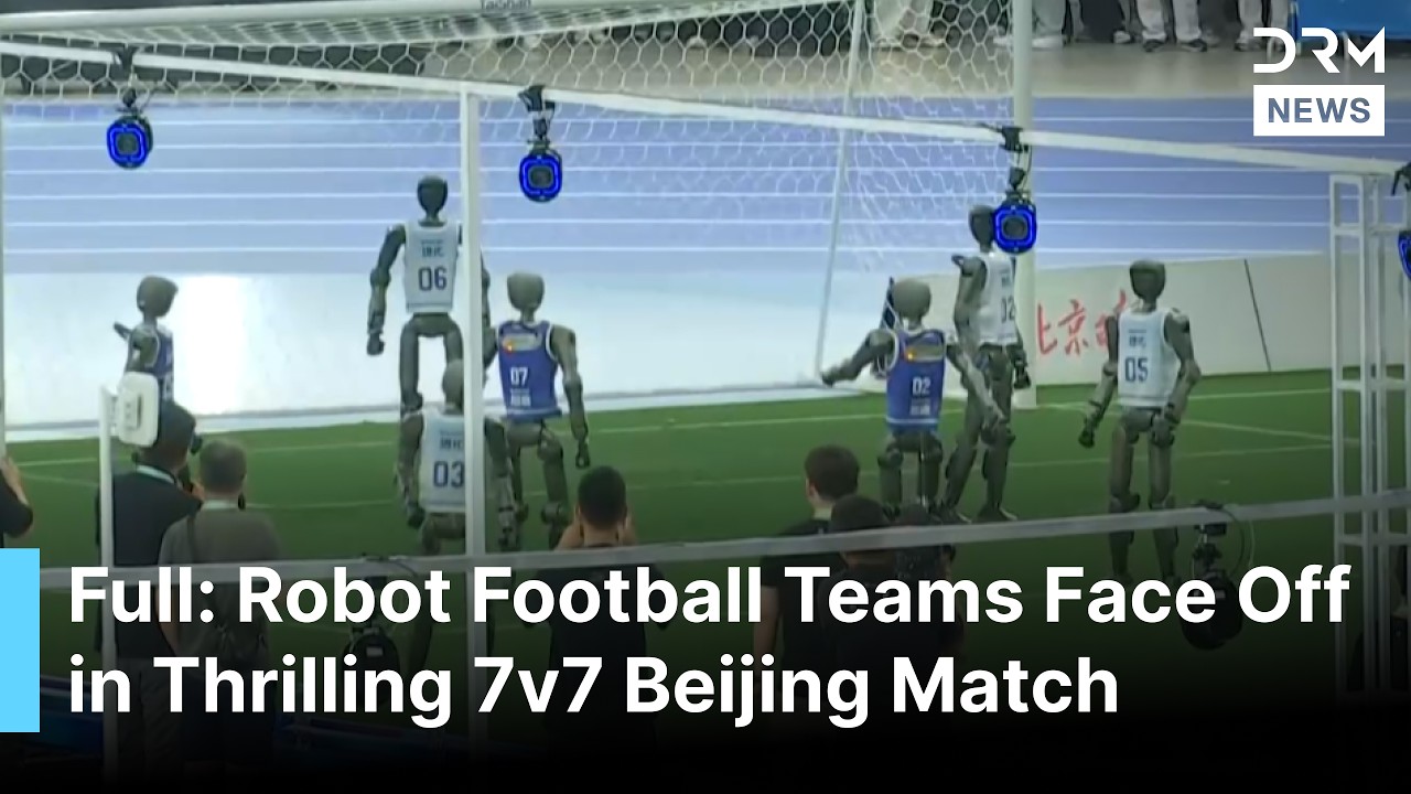 FULL MATCH: Humanoid Robots Play 7v7 Football at World Robot Games in Beijing | AI1B