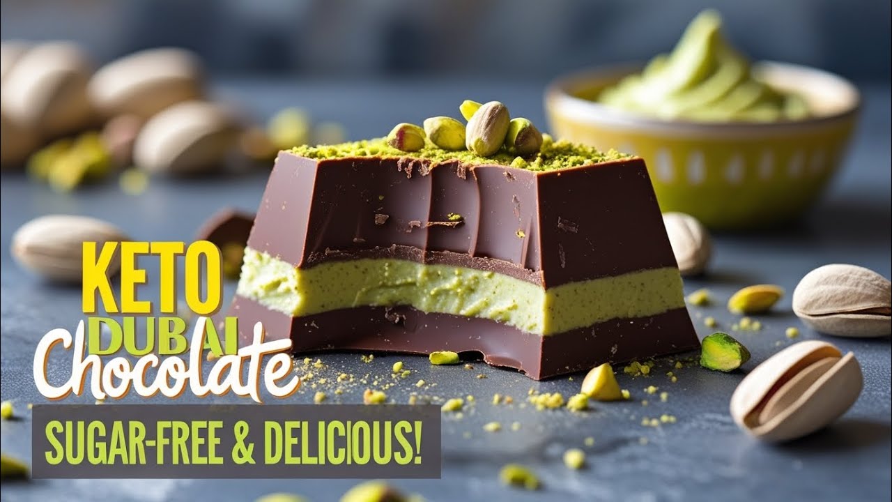 Low-Carb, Keto, Sugar-Free Dubai Chocolate with Pistachio Spread | Дубайски Шоколад без захар, Кето