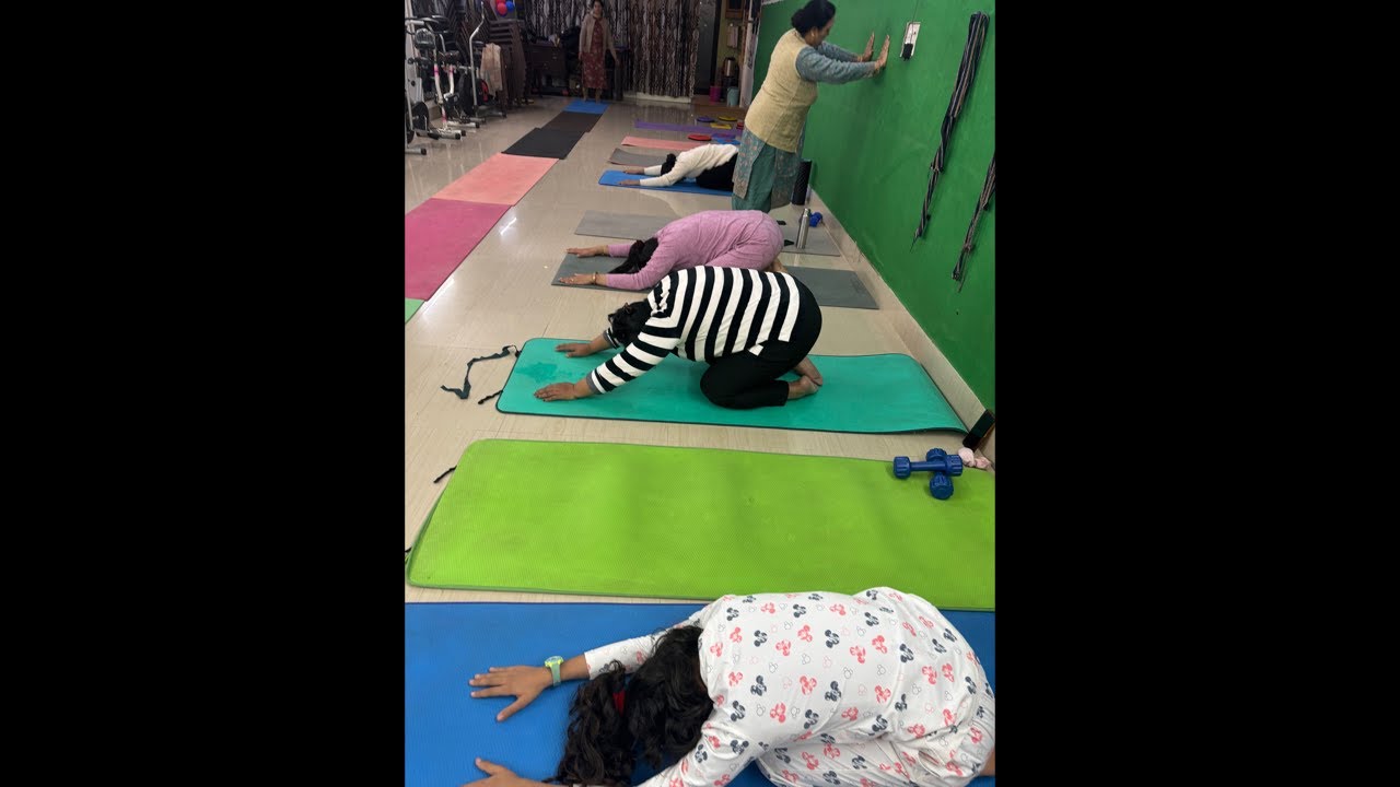 Yoga session with Dr. Sandhya