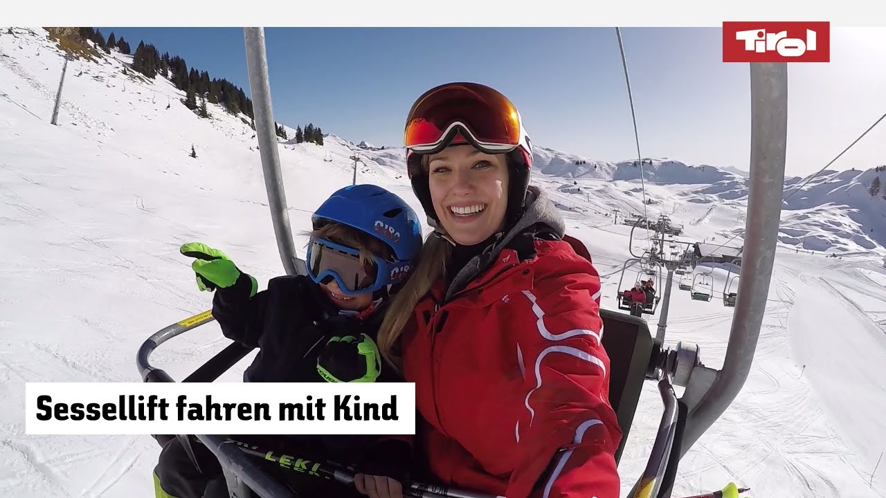 Sessellift fahren mit Kind: Skiurlaub mit Kindern ⛷