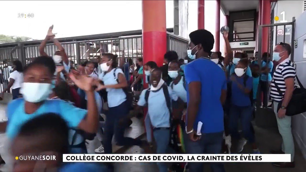 Collège Concorde : cas de COVID, la crainte des élèves