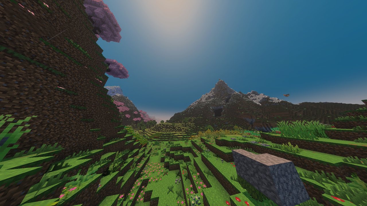 the craziest Minecraft seed I’ve ever gotten..