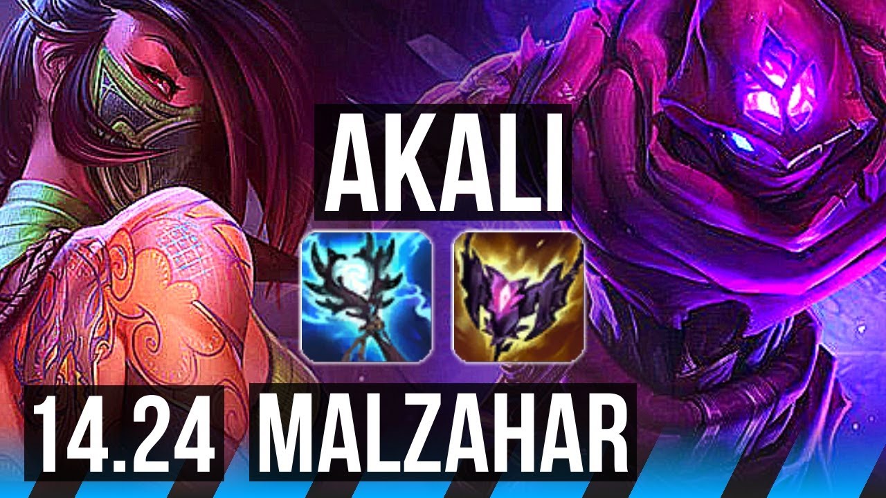 AKALI vs MALZAHAR (MID) | KR Diamond | 14.24