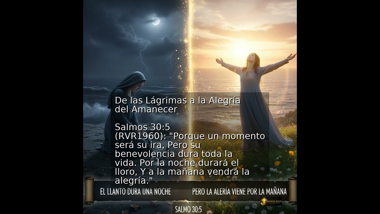 De las Lágrimas a la Alegría del Amanecer: Una Promesa para Tu Noche (Salmos 30:5)