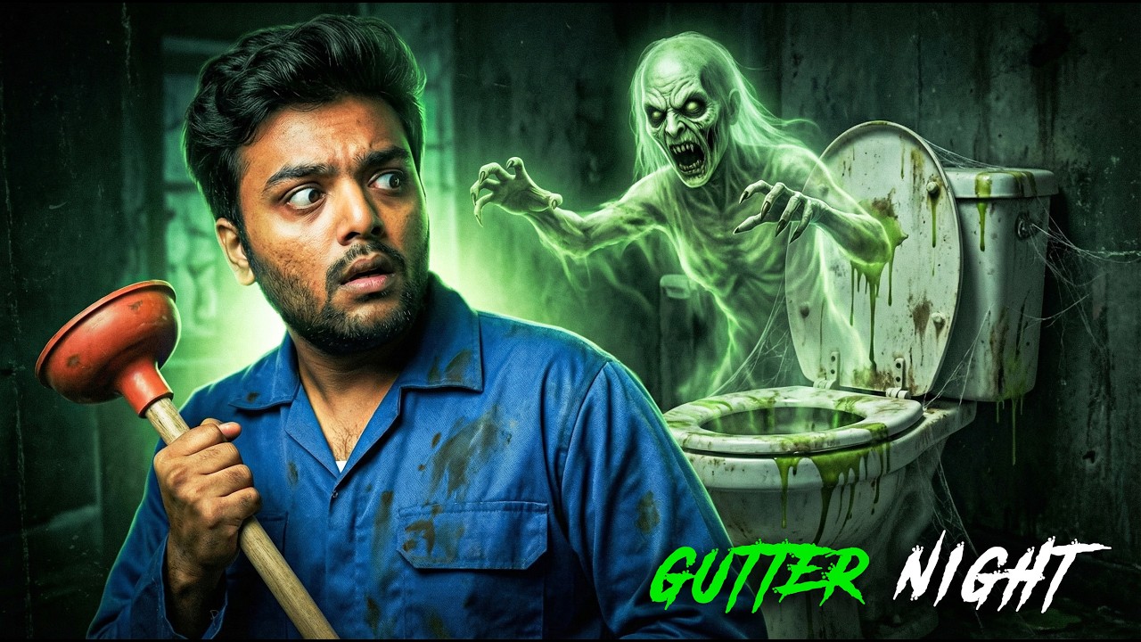 I became a Bathroom Cleaner in Haunted Place | Gutter Night