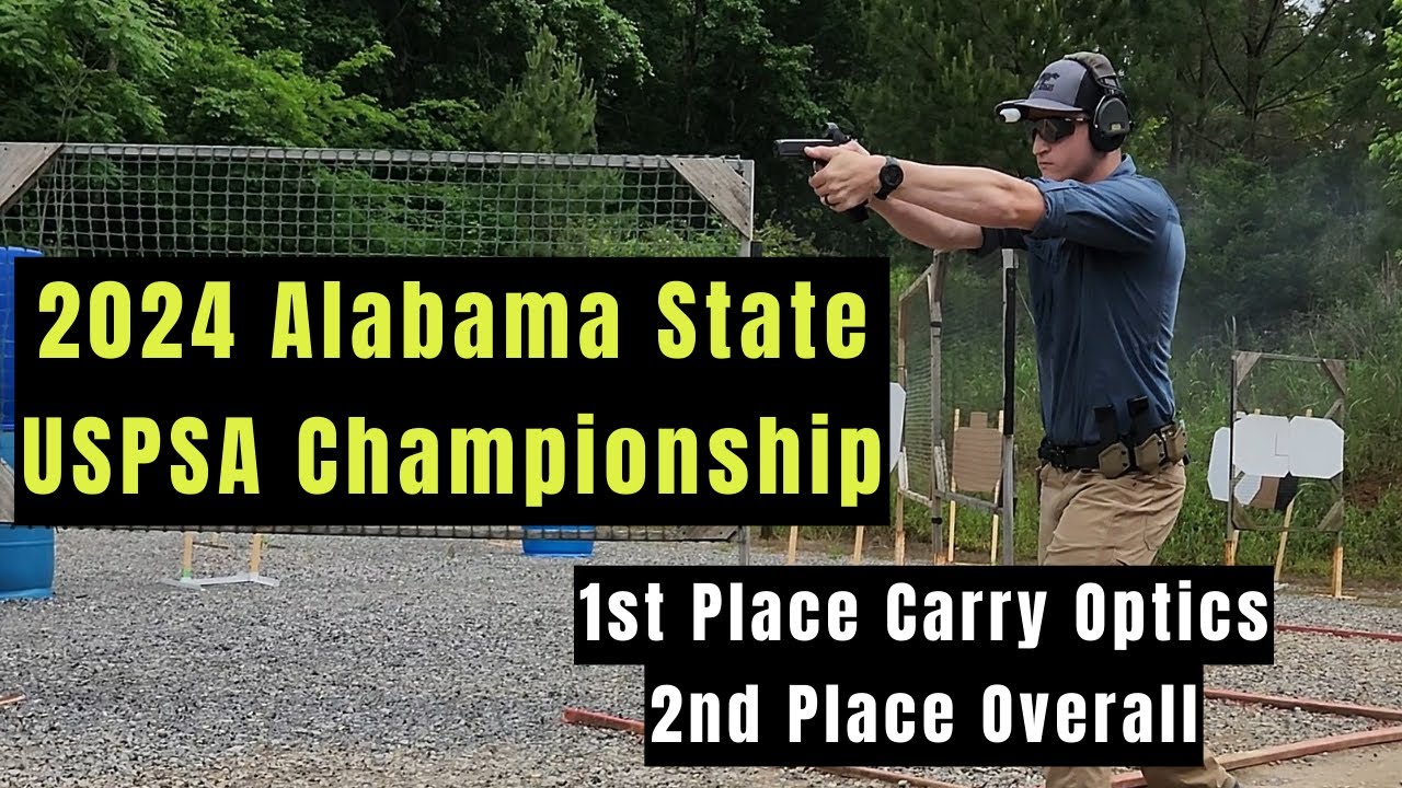 2024 USPSA Alabama Sectional - 1st Place Carry Optics - Glock 17 Gen 5 MOS - Trijicon SRO