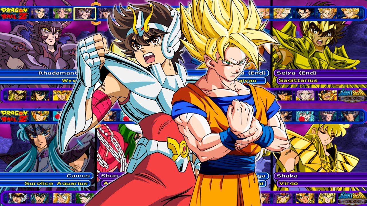 Dragon Ball VS Saint Seiya Budokai Tenkaichi (MOD ISO)
