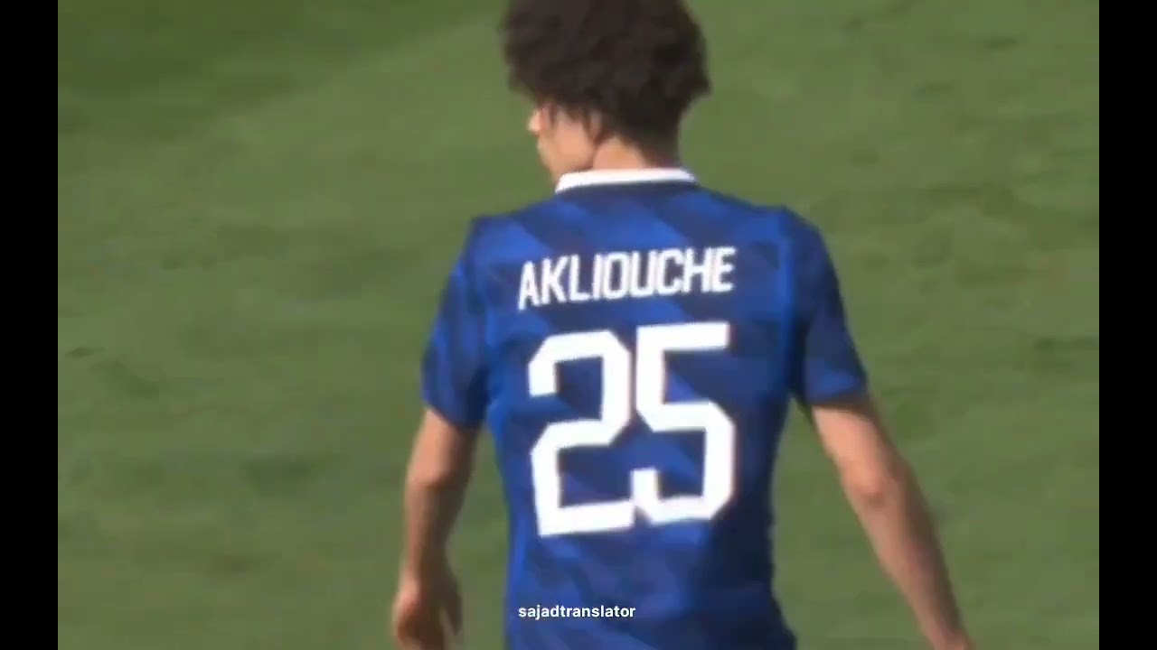  #football Maghnes Akliouche vs Colombia ( 63 minutes )
