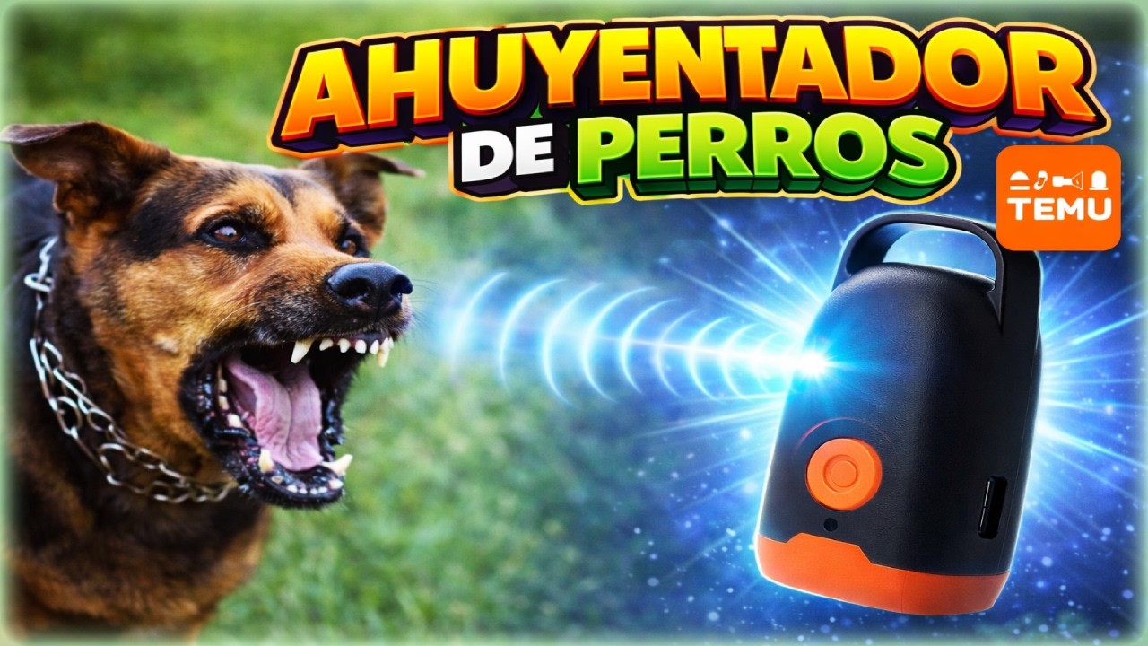 Con esto Evitas Que te Muerda un Perro - Ahuyentador Ultrasónico - 5 Dólares pueden Salvar tu Vida!!