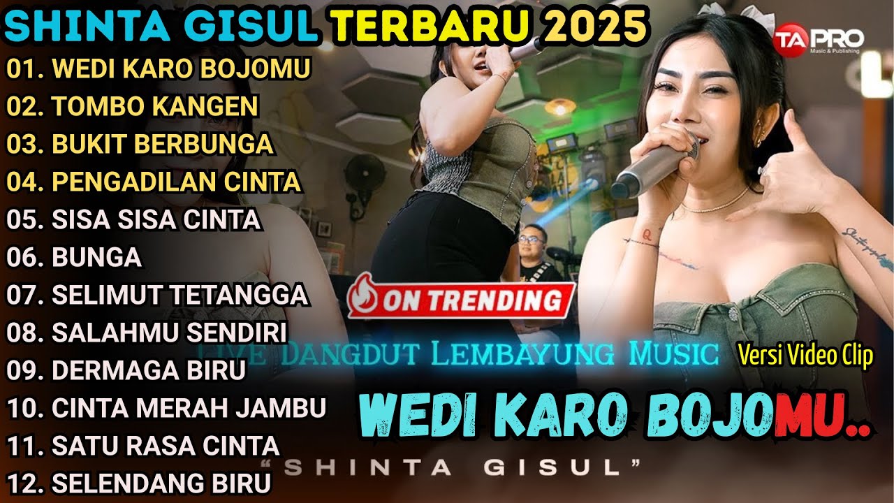 WEDI KARO BOJOMU - LEMBAYUNG MUSIC FULL ALBUM TERBARU 2025 || SHINTA GISUL