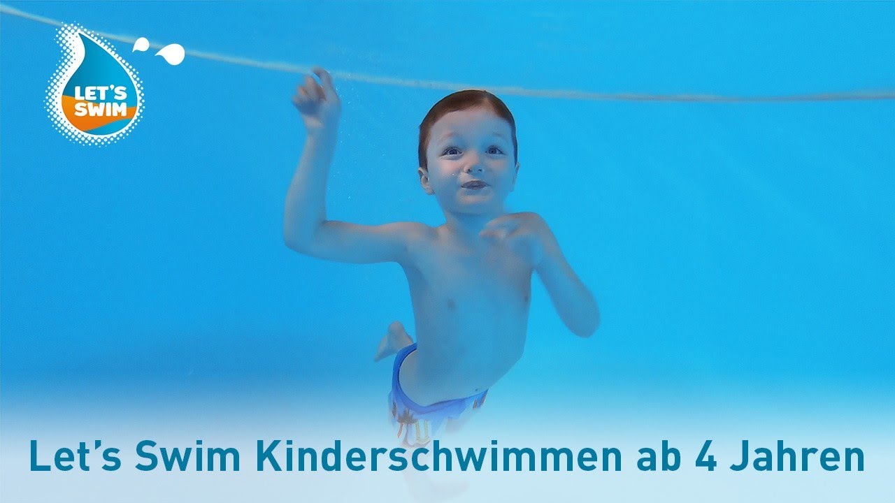 Kinderschwimmkurs Let's Swim | keine Abzeichen - kein Leistungsdruck | Kinderschwimmen ab 4 Jahren