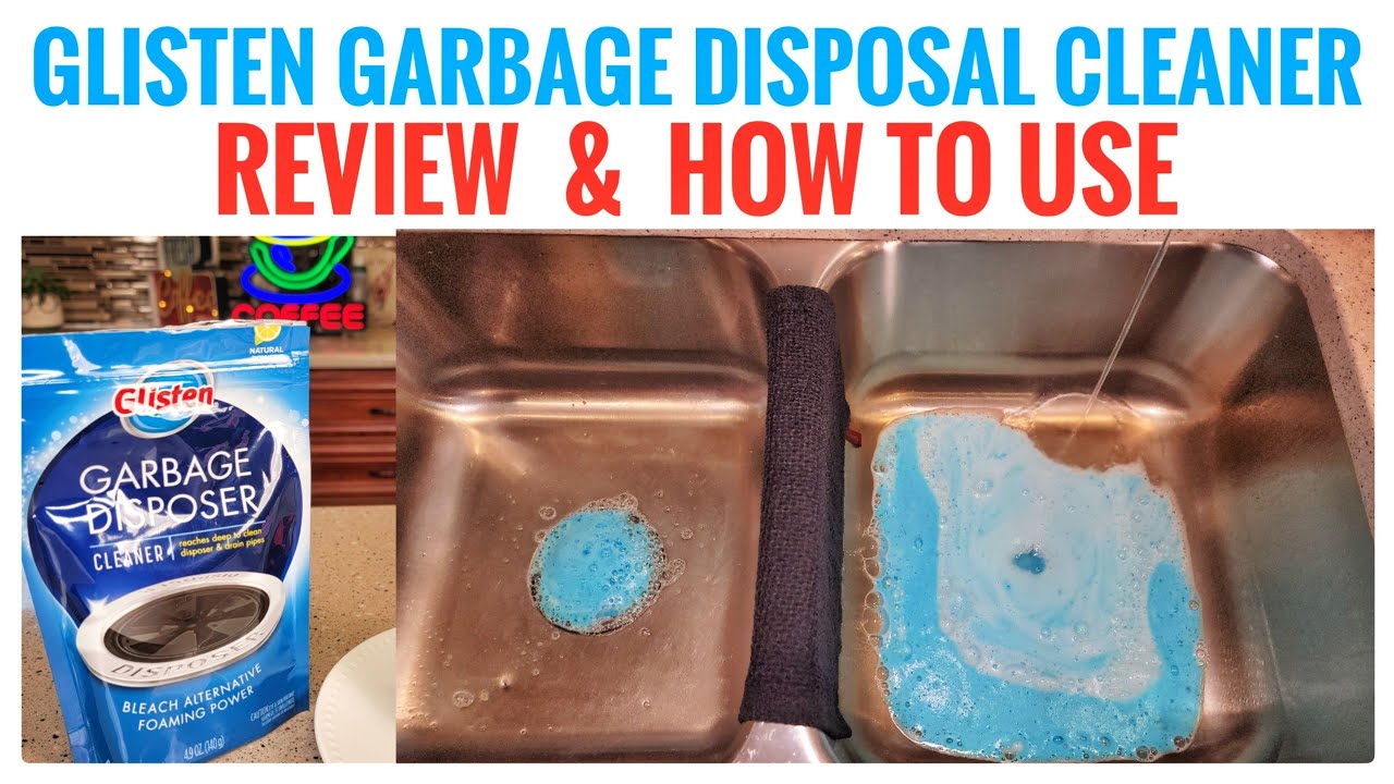 Review Glisten Garbage Disposer Cleaner Odor Remover How To Use      Best Foaming Cleaner!