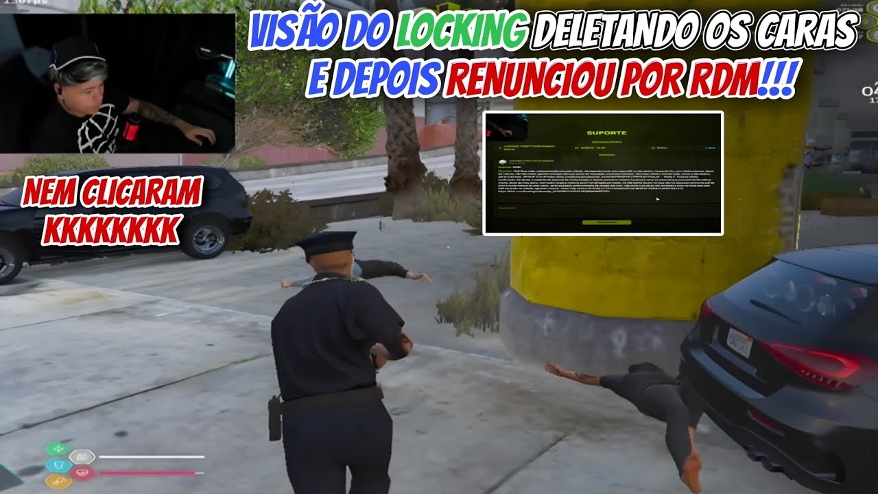 VISÃO DO LOCKING QUEBRANDO OS CARAS E DEPOIS DENUNCIOU POR RDM!