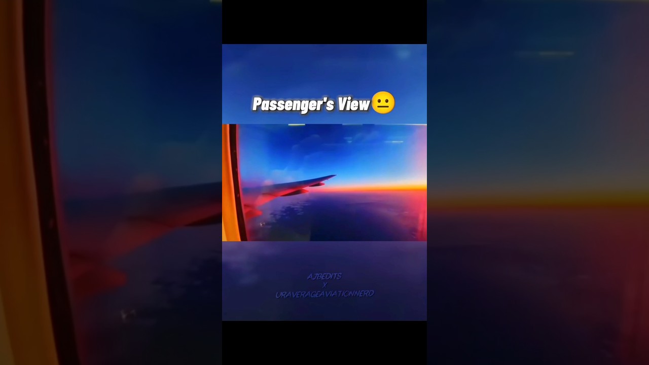 Passenger View VS Cockpit View🤩😮&zwj;💨 Collab with @AJB_Edits🔥 #aviation #airplane #edit