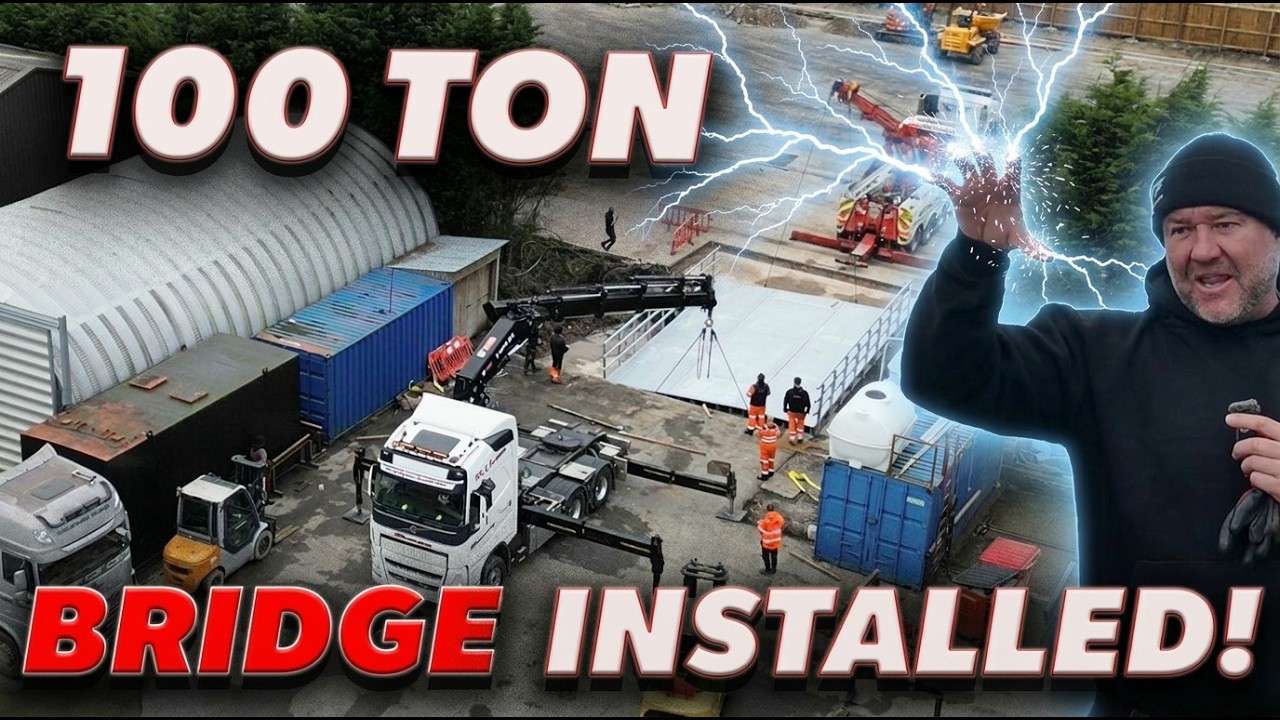 WILL THIS BRIDGE CARRY 100 TON? WATCH FULL INSTALL!