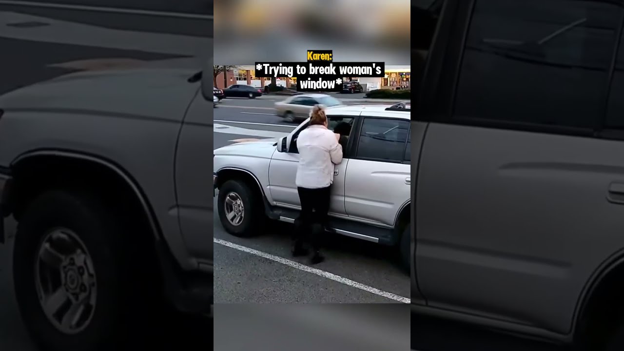 Road Raging Karen Gets Instant Karma