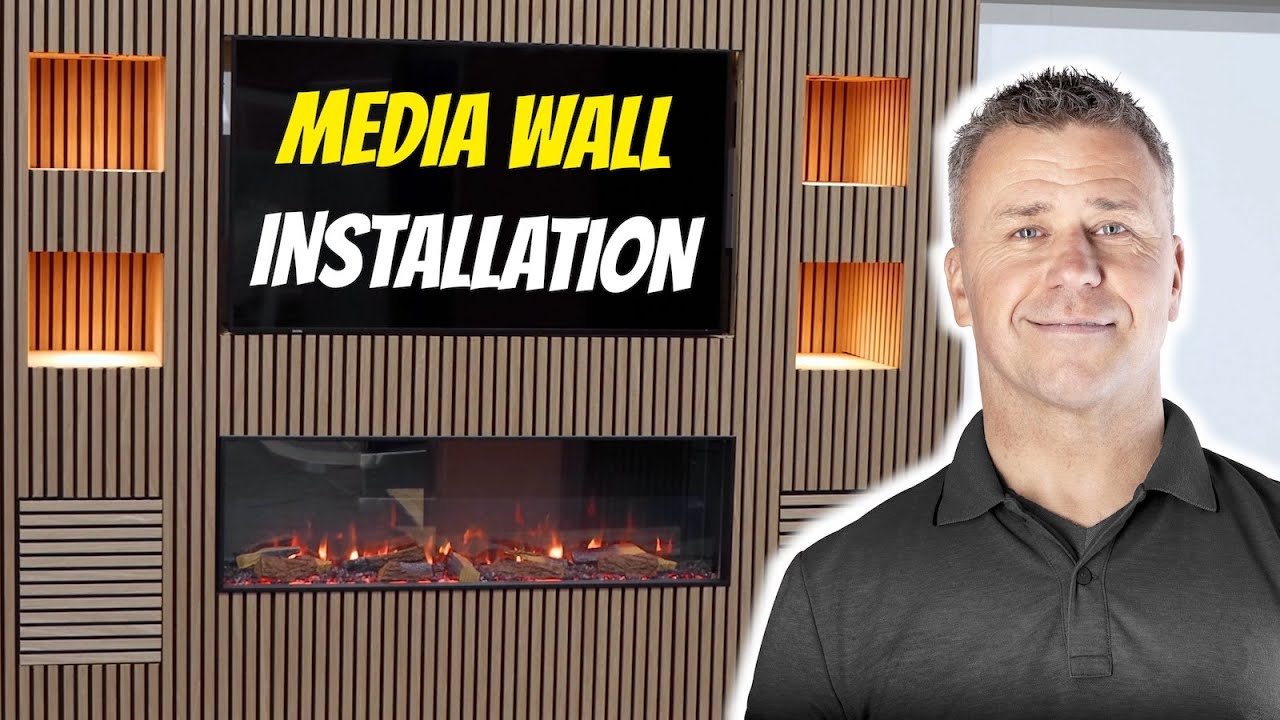 How to Install a Media Wall | Full Installation with Craig Phillips | @Walls and Floors