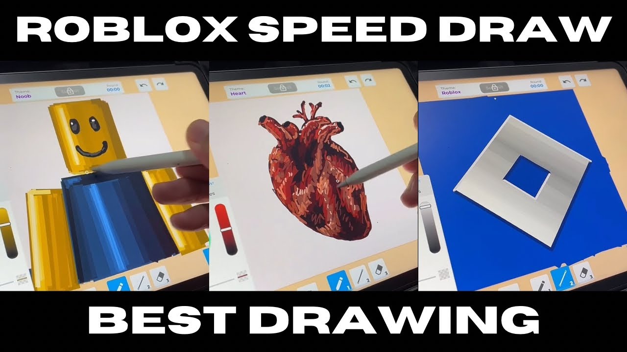 Best Drawing | Roblox | Speed Draw | Drawing Compilation