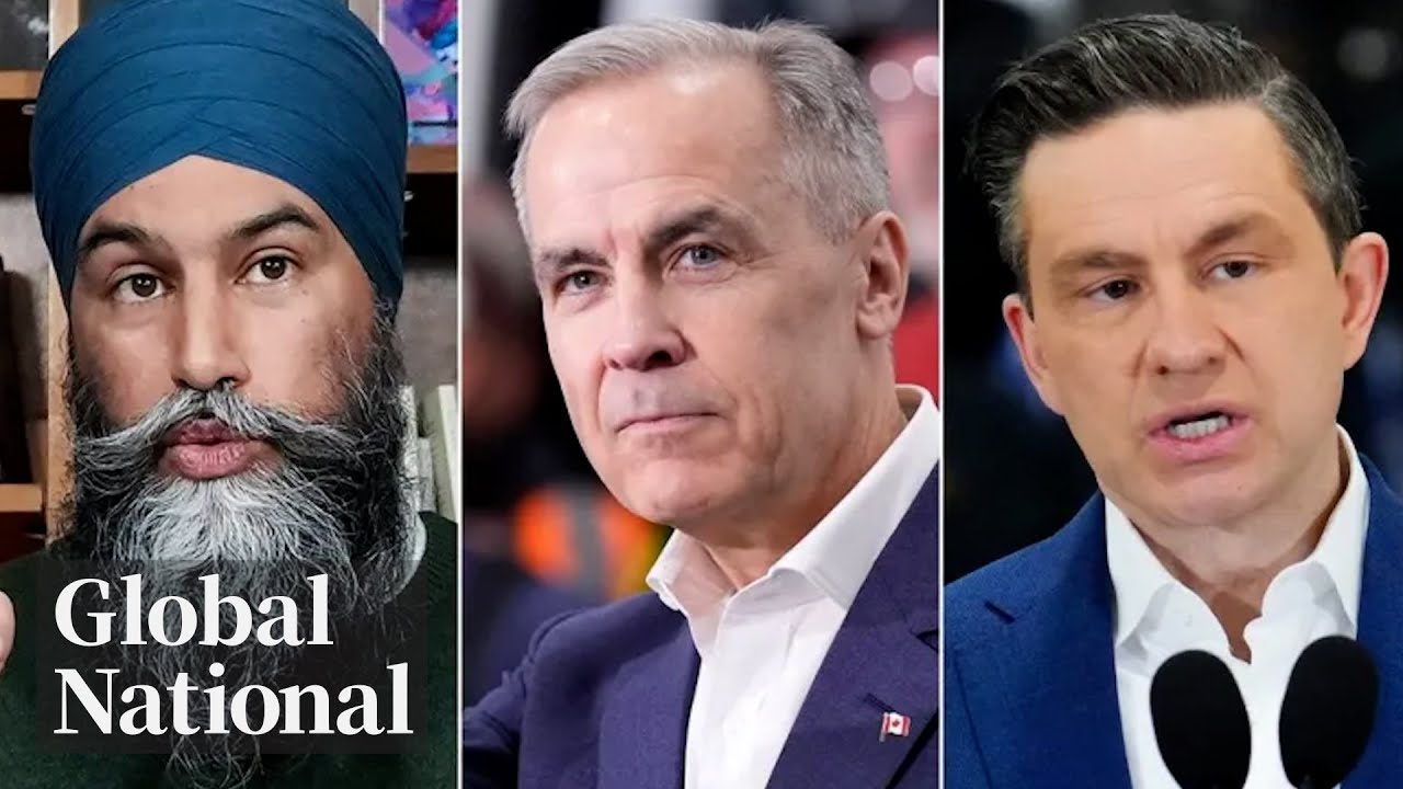 Global National: April 13, 2025 | Liberals lead dips for 1st time as Conservatives gain