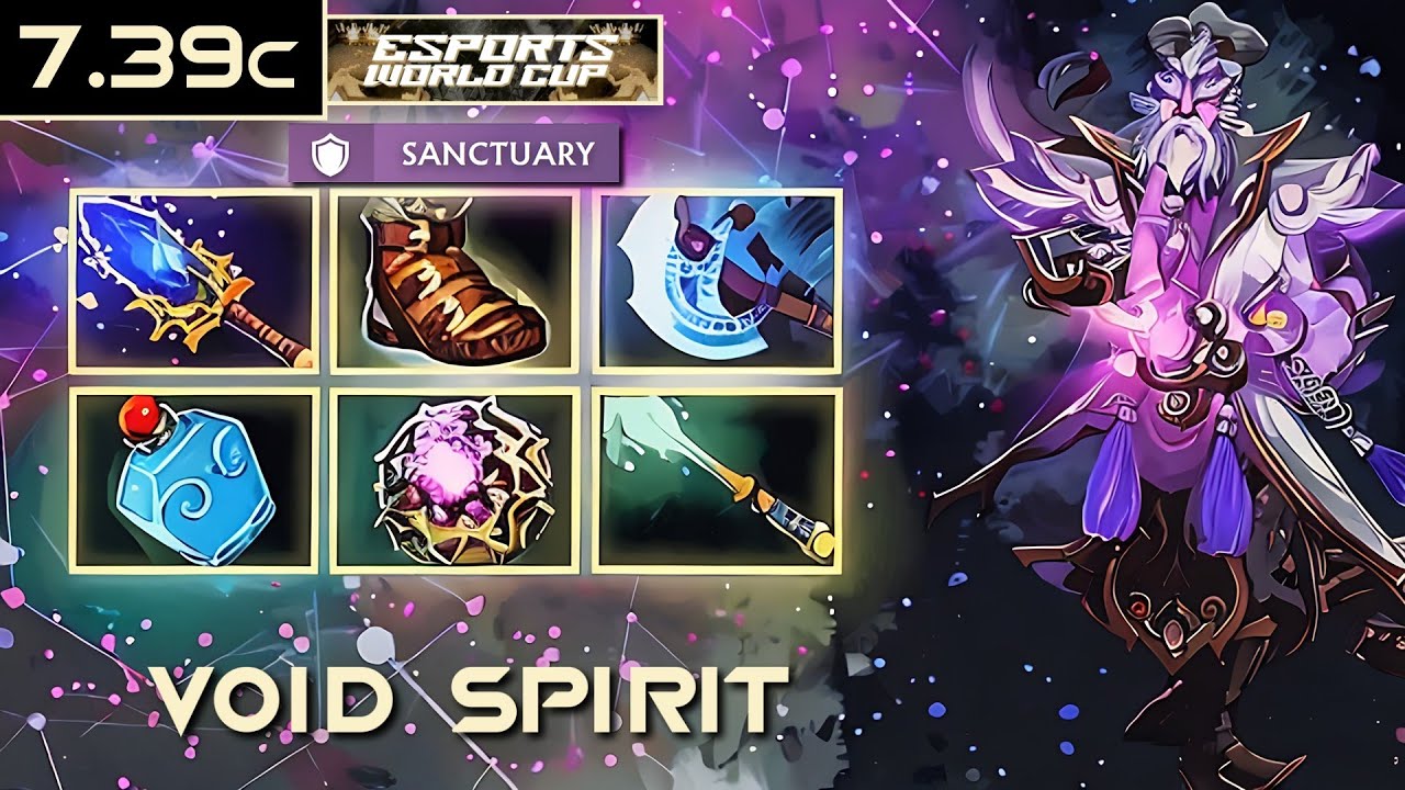 [MIDLANE] NISHA VOID SPIRIT 7.39c | ESPORTS WORLD CUP 2025 | #Dota2 #4K
