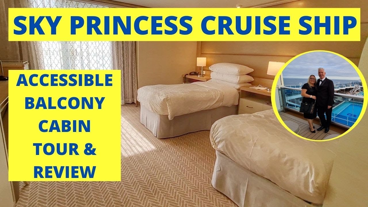 Sky Princess Cruise Ship Accessible Cabin B301 Review and Tour