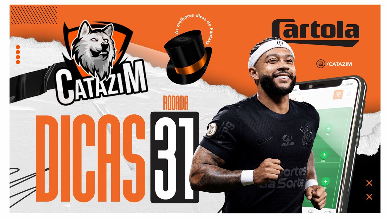 2.713 PONTOS NO TOTAL | DICAS E AN&Aacute;LISES PARA 31&ordm; RODADA DO CARTOLA🎩