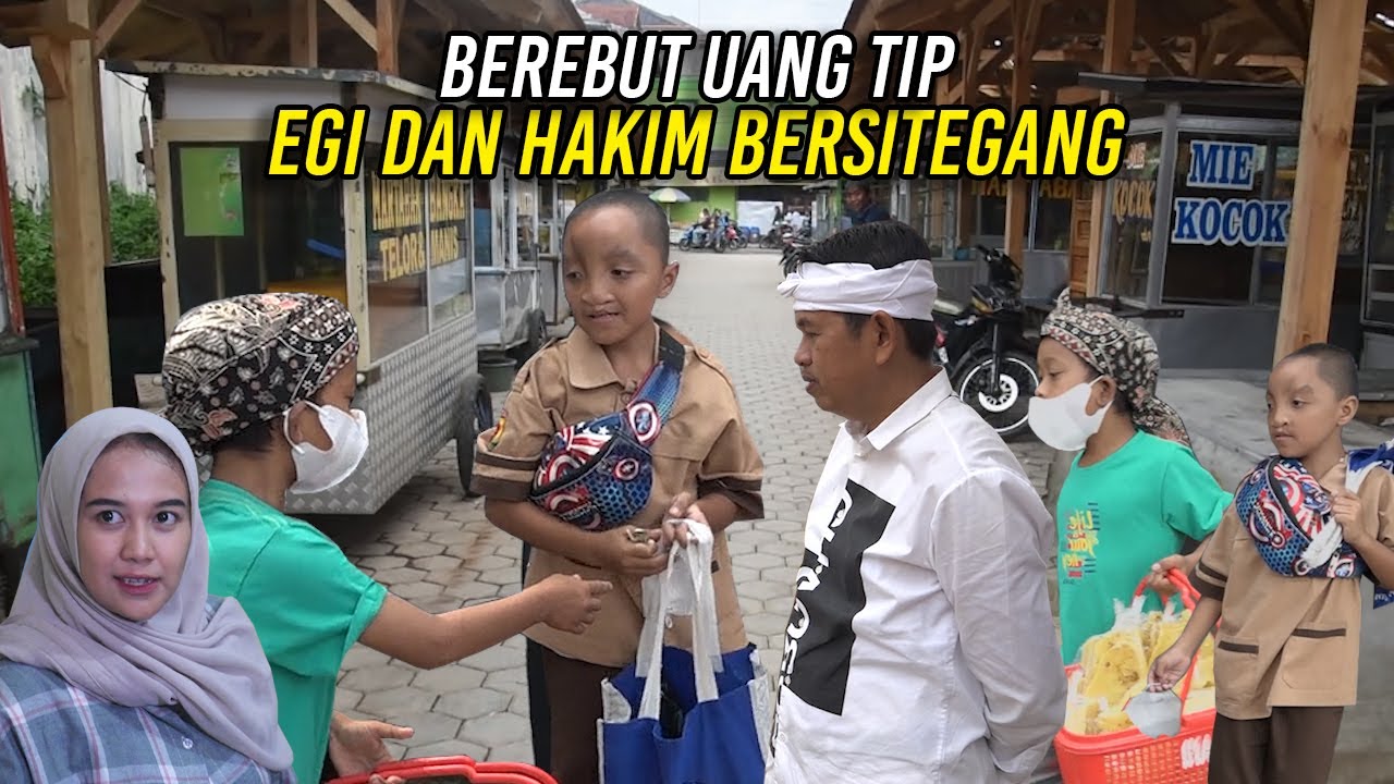 TABUNGAN HAKIM TEMBUS 10 JT | TAPI MSH BEREBUT UANG TIP SAMA EGI SAAT BERJUALAN DI PASAR