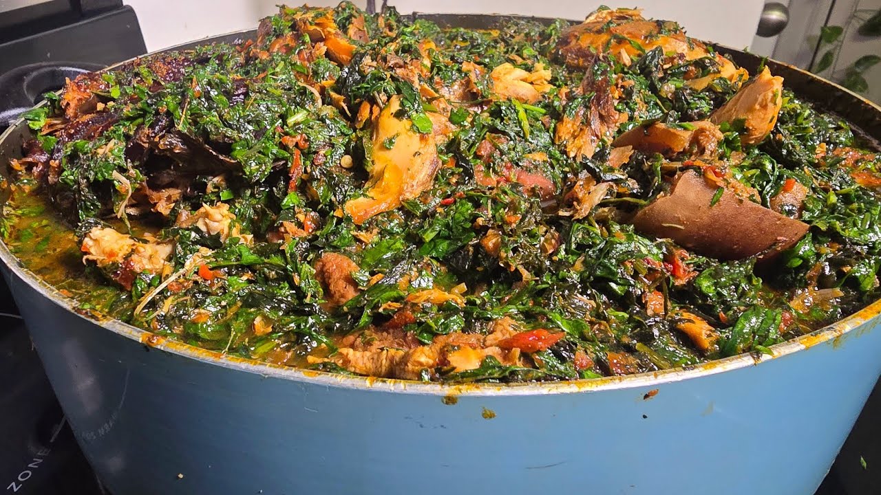 How to make  delicious nigerian spinach soup