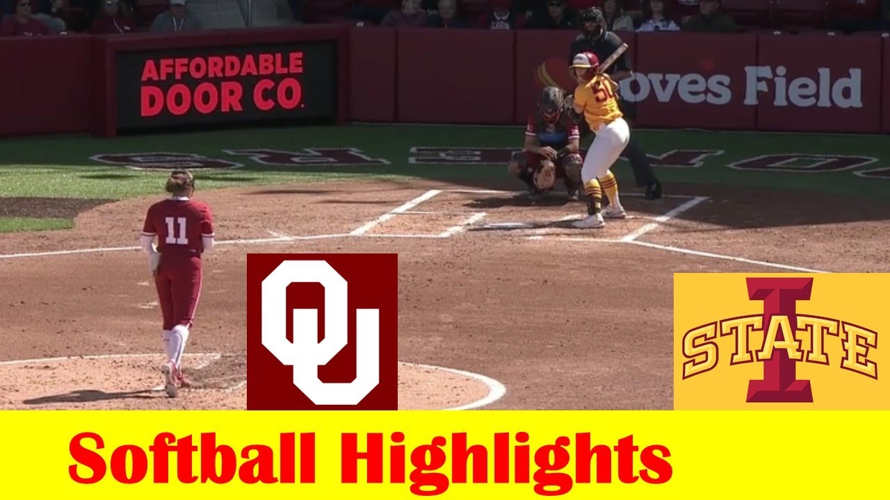 Iowa State vs #2 Oklahoma Softball Game 3 Highlights, March 10 2024