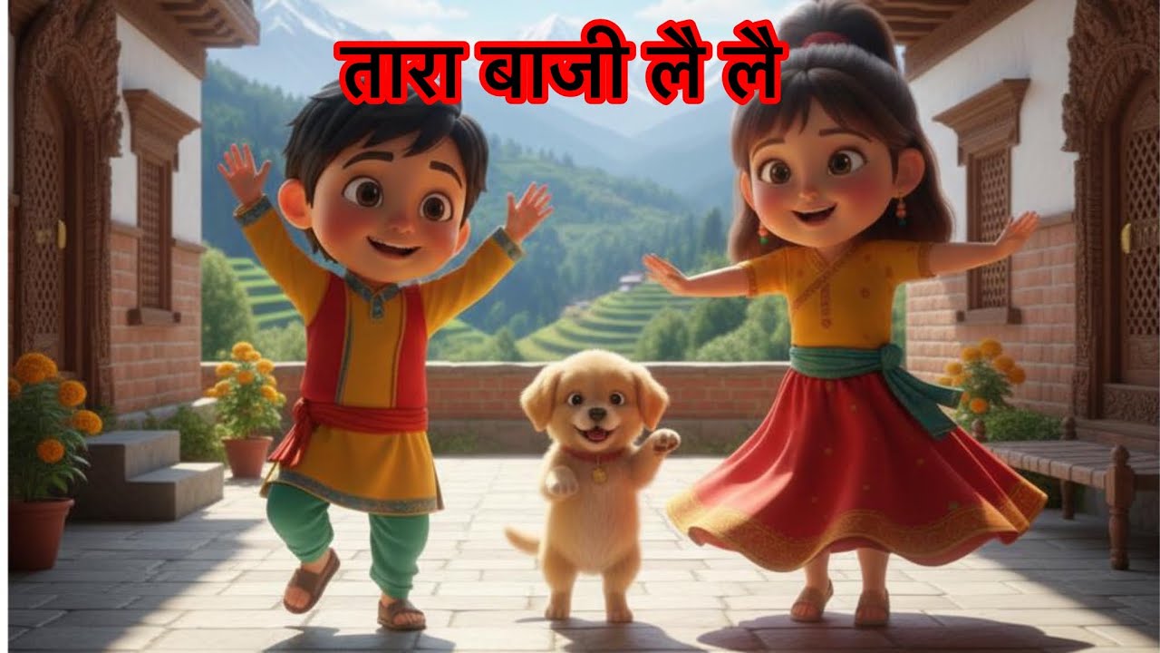 तारा बाजी लै लै 🌟 | रमाइलो बाल गीत | Tara Baji Lai Lai | Fun & Sweet Nepali Kids Rhyme । Kopila Kids