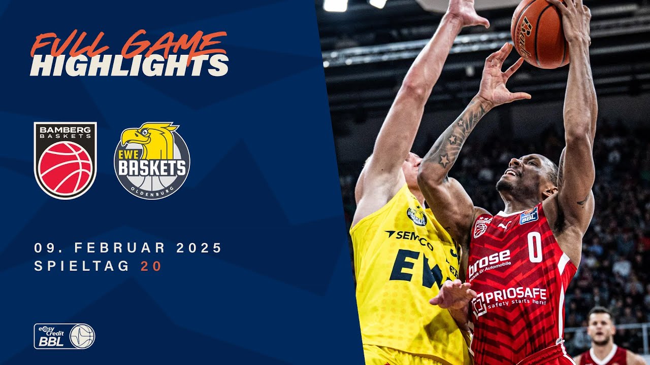 Bamberg Baskets vs. EWE Baskets Oldenburg - Full Game Highlights - Spieltag 20, 2024/25
