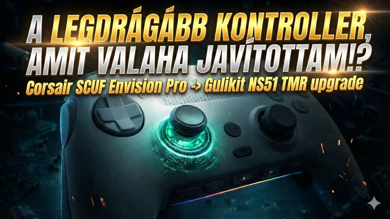 SCUF Envision Pro TMR upgrade – megelőztem a hibát