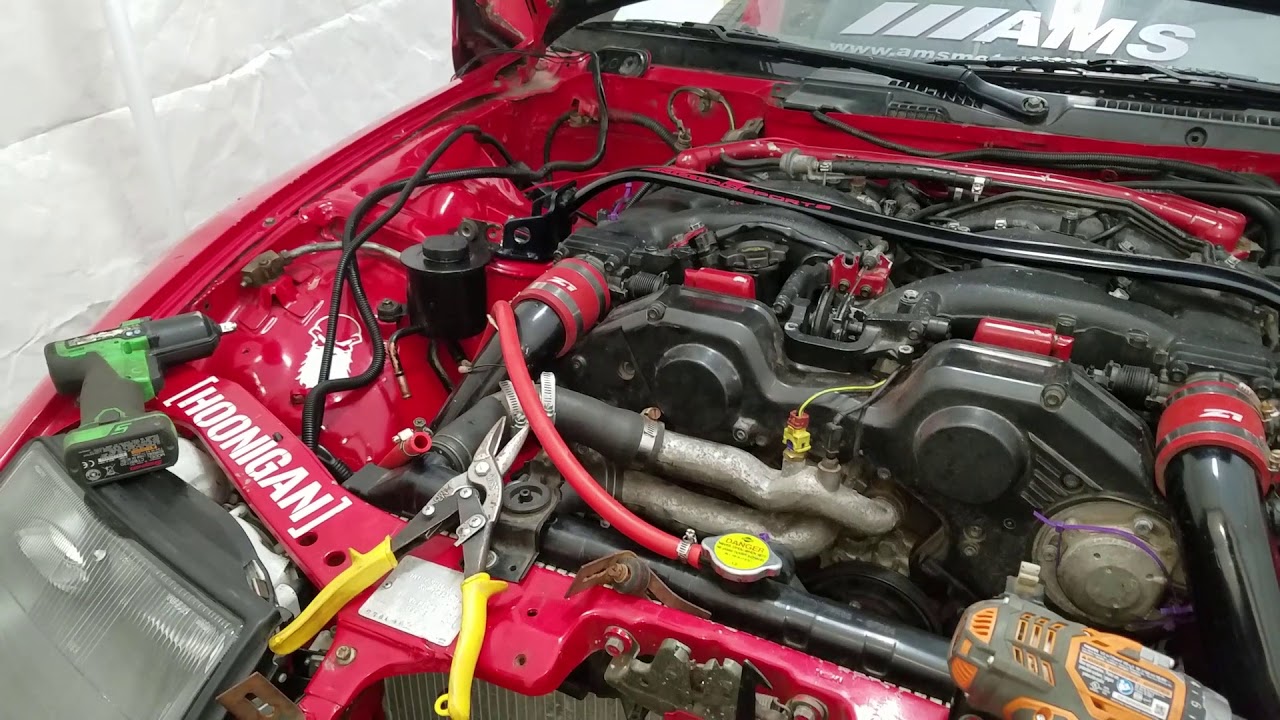 Nissan 300zx Engine Tuck Episode 3 (Wire Tuck)