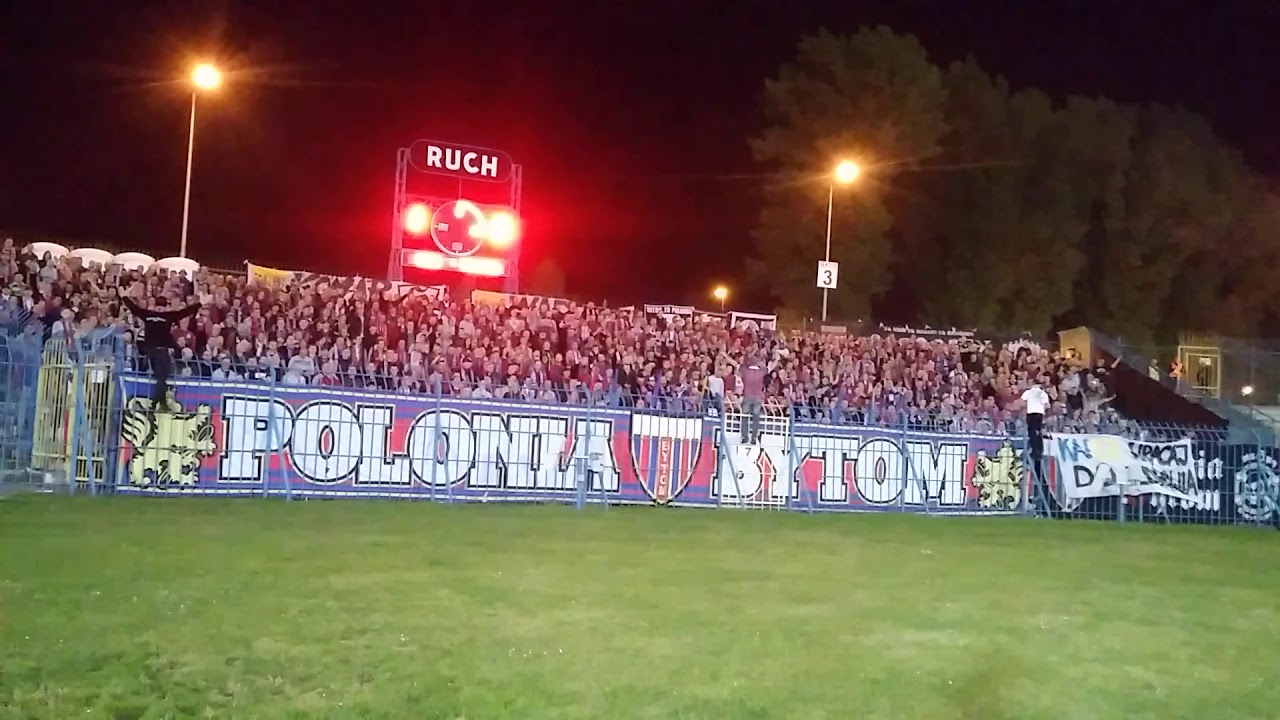 POLONIA BYTOMSKA KRÓLOWĄ CAŁEGO ŚLĄSKA - doping w meczu Ruch Chorzów - Polonia Bytom 26.10.2019