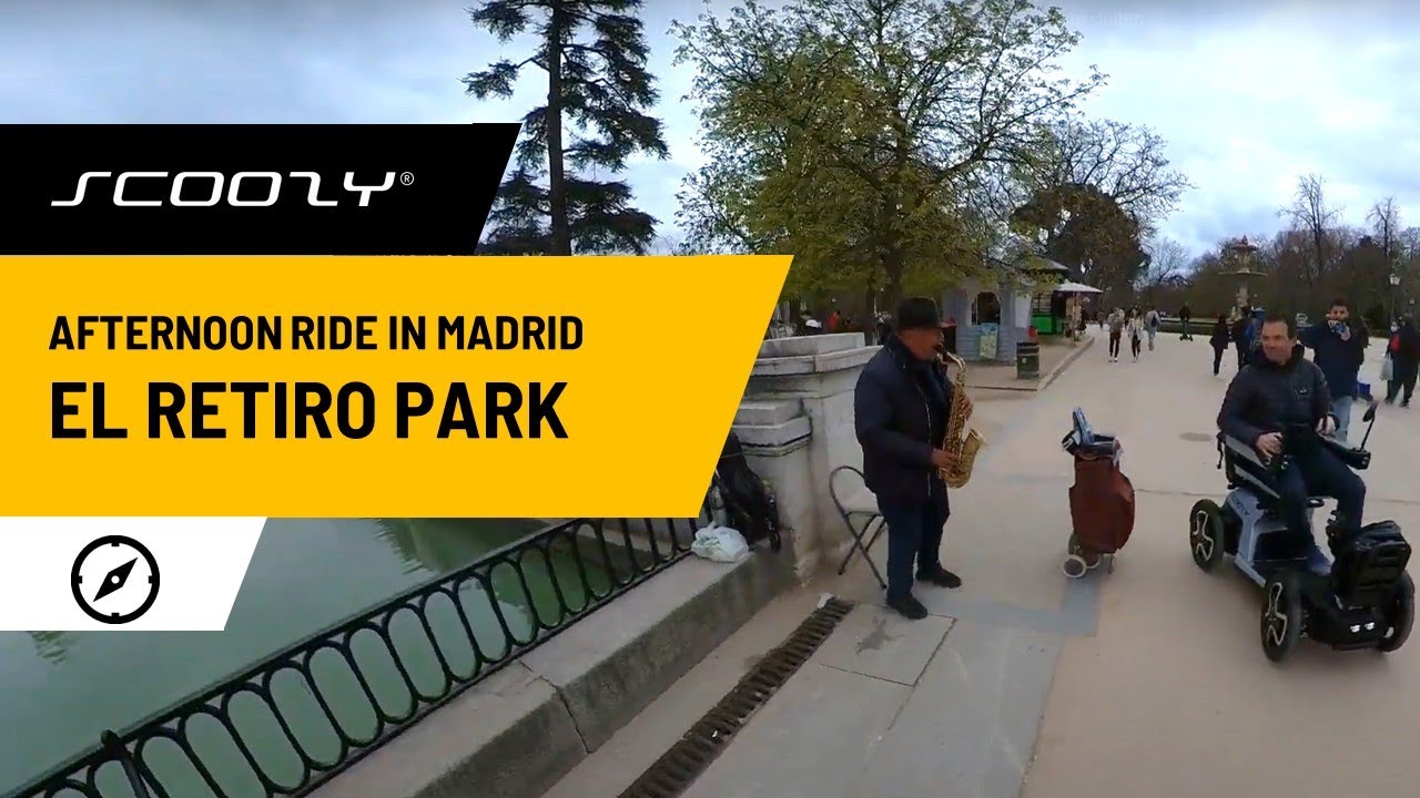 Mooie Middagrit in Het Park van Madrid - Scoozy Scootmobiel Alternatief