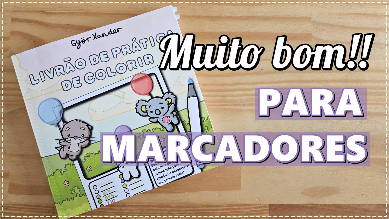 REVIEW Livrão de Prática de Colorir - Györ Xander