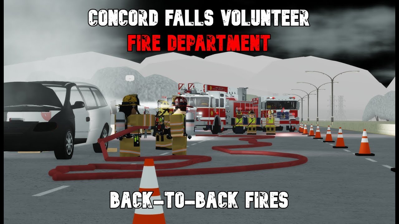 **BACK TO BACK FIRES** Concord Falls VFD responds to 3 calls in a row. Dash cam and helmet cam.