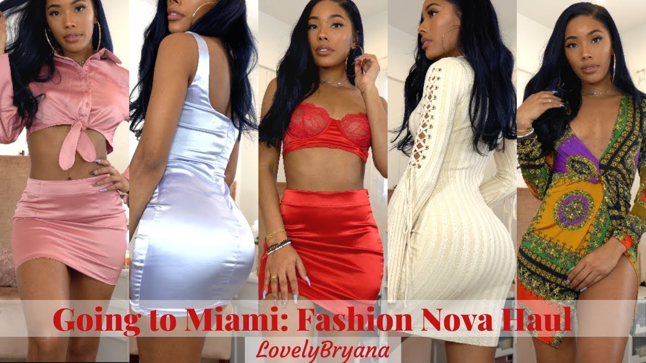 Going to Miami| Fashion Nova Haul | LovelyBryana