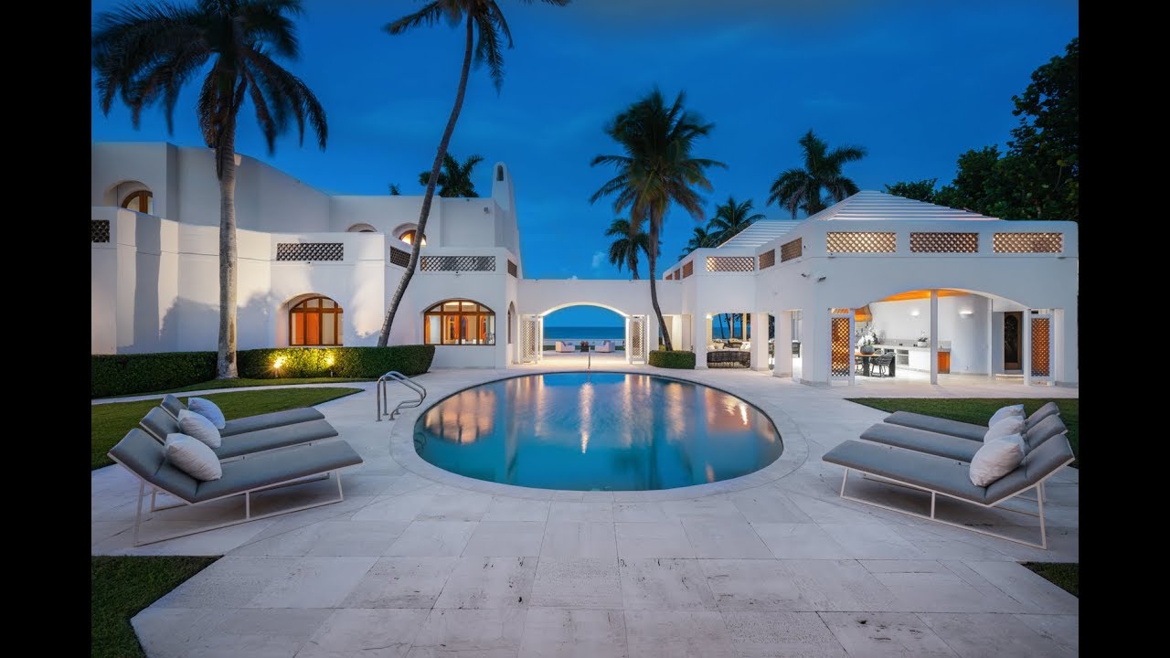 Rare Beachfront Home in Golden Beach -- Legendary Productions