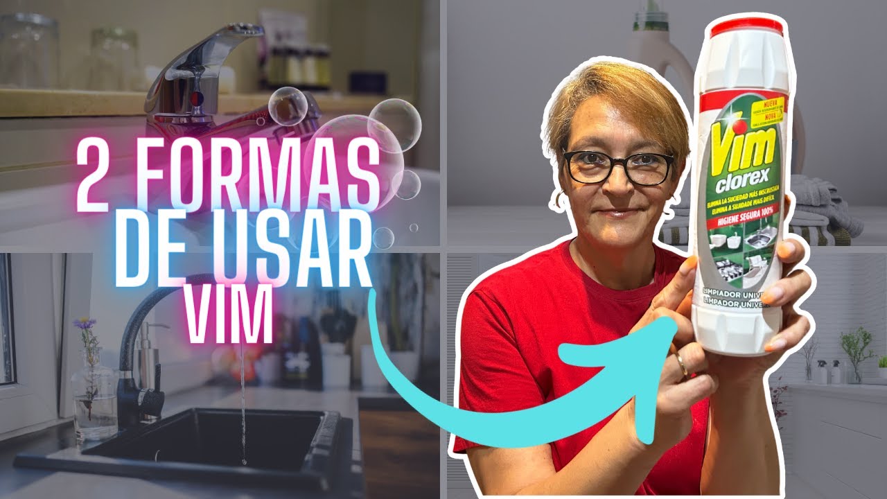 ¡DESCUBRE 2 FORMAS DE USAR VIM QUE NO CONOCÍAS! ✨🧽 ¡TUTORIAL PASO A PASO!  😍😍 MIRA CÓMO FUNCIONA! 🤗