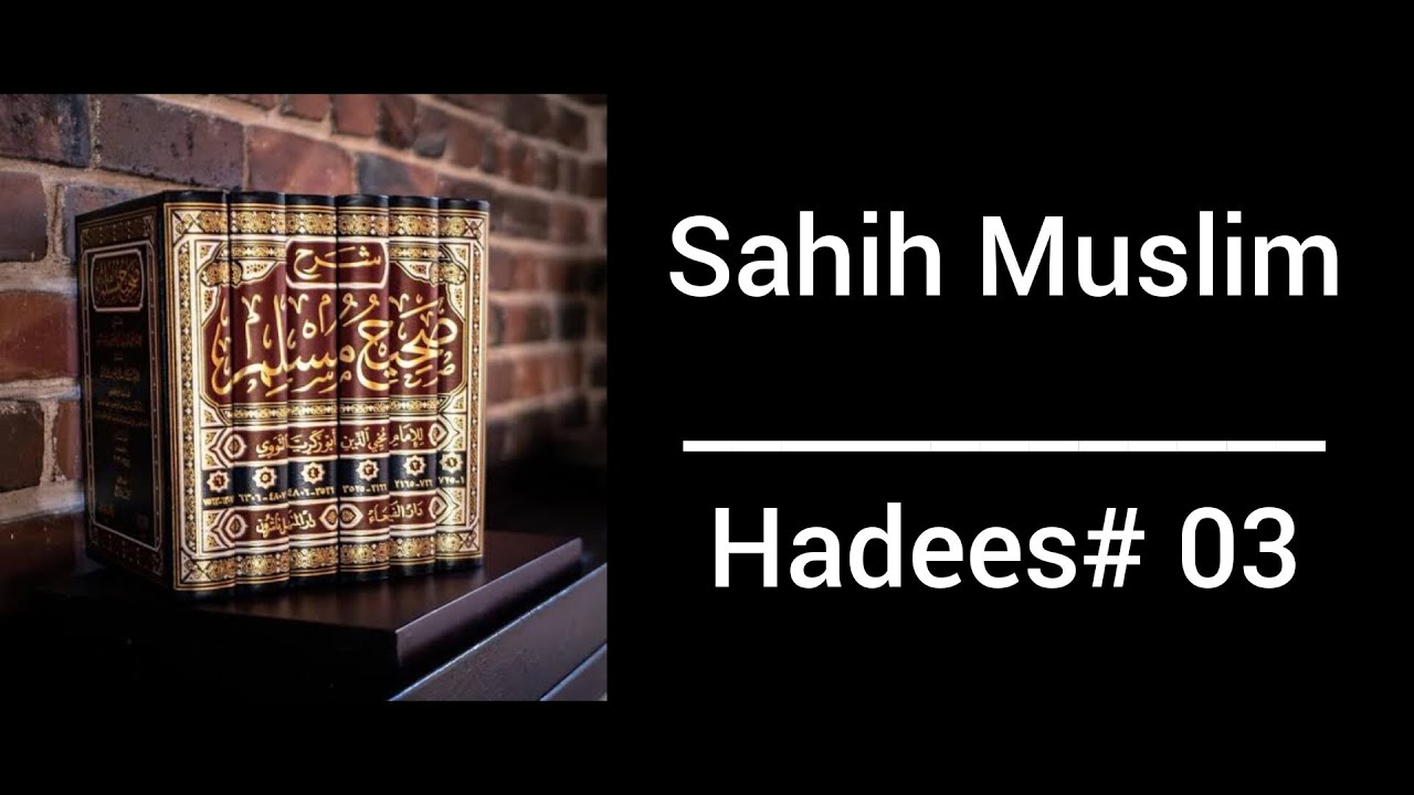 Sahih Muslim Hadees #03 |Hadees e Nabvi|Fly with islam