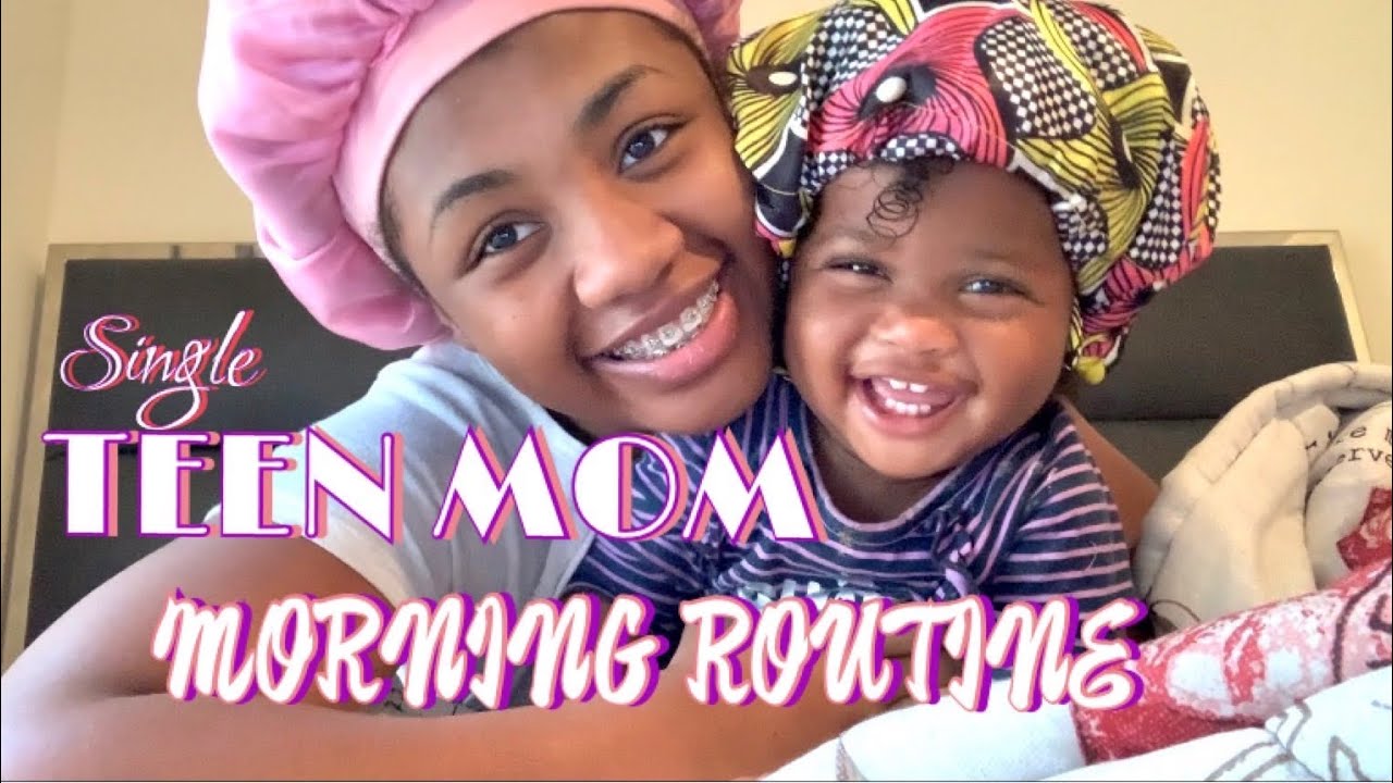 TEEN MOM MORNING ROUTINE *realistic*| Pregnant at 16🤰🏽