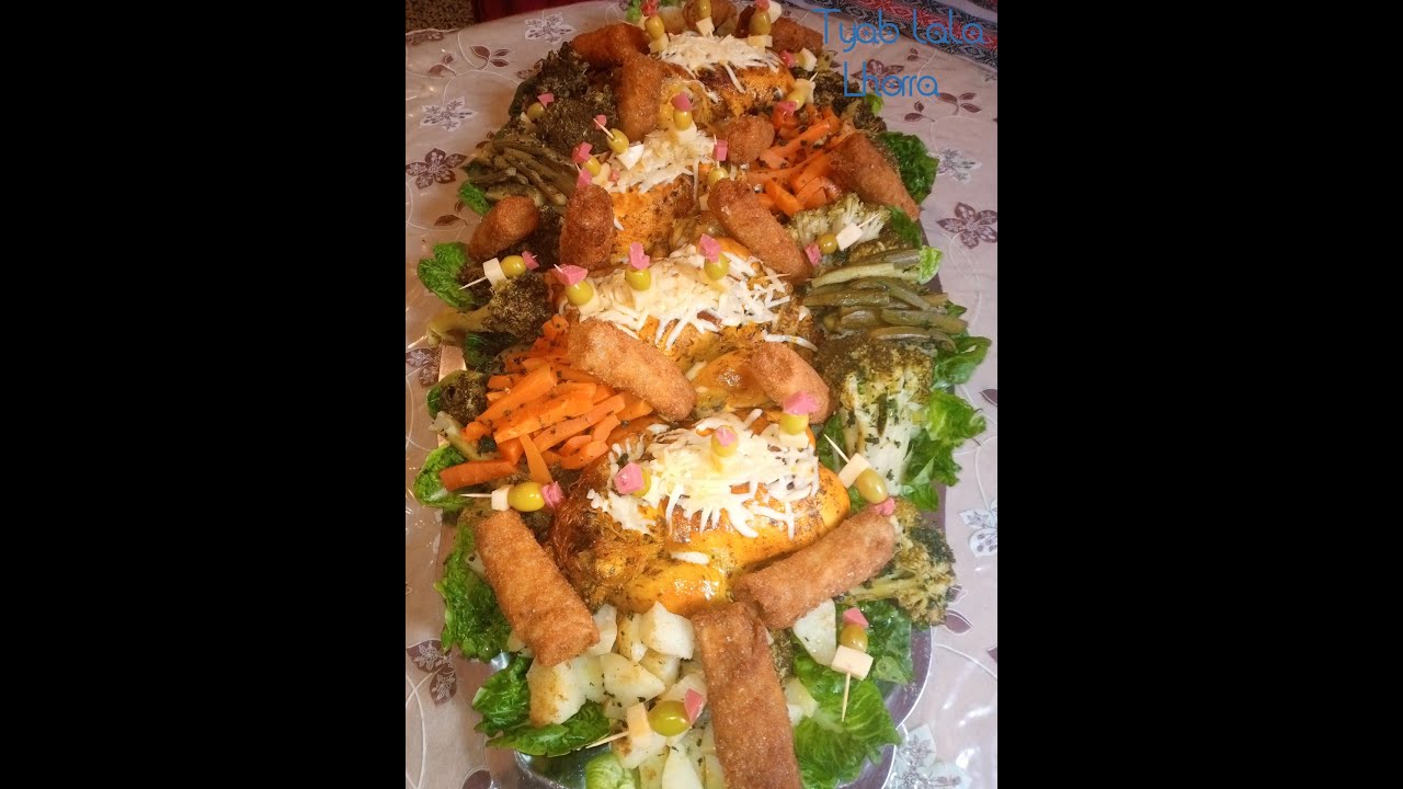 دجاج محمر ومعمر بالذ حشوة فواكه البحر🍤 و الفيرميسيل مع تتبيلة خطيرة في المذاق 😋 طبق ضيافة بامتياز